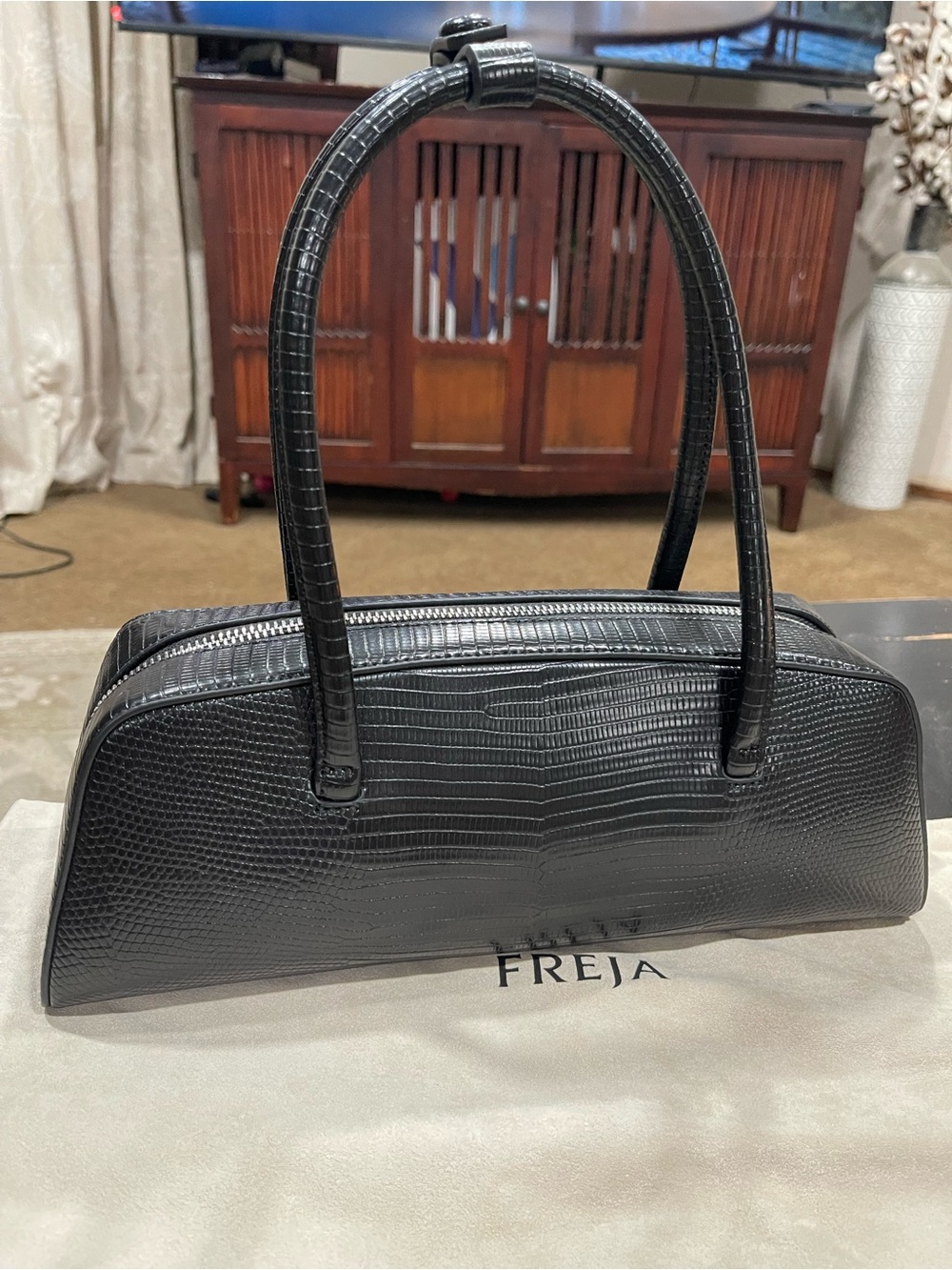 FREJA NEW YORK | NEW! Mercer Bag Black Lizard - Picture 5 of 7